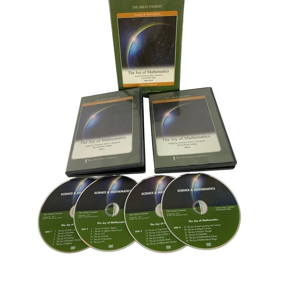 The Great Courses: The Joy of Mathematics DVD Book Set
